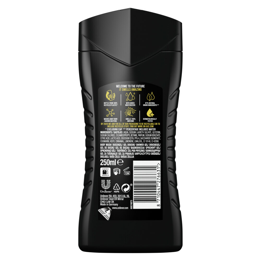 Axe 3-in-1 Douchegel Leer en Koekjes250 ml