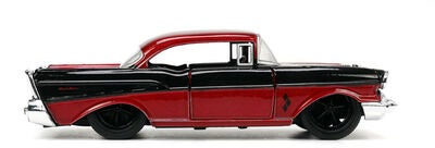Jada Toys DC Comics Bil med Figur Harley Quinn & 1957 Chevy Bel Air 1:32