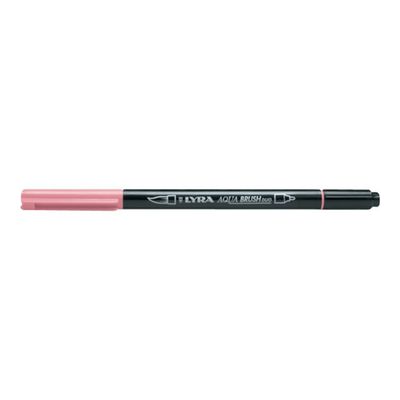 Lyra Aqua Brush Duo - Feutre pinceau double pointe - carmin rose