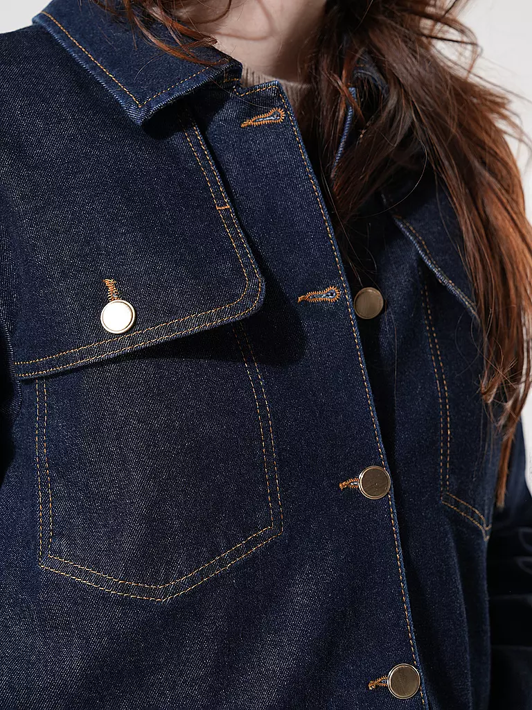 COMMA Jeansjacke dunkelblau