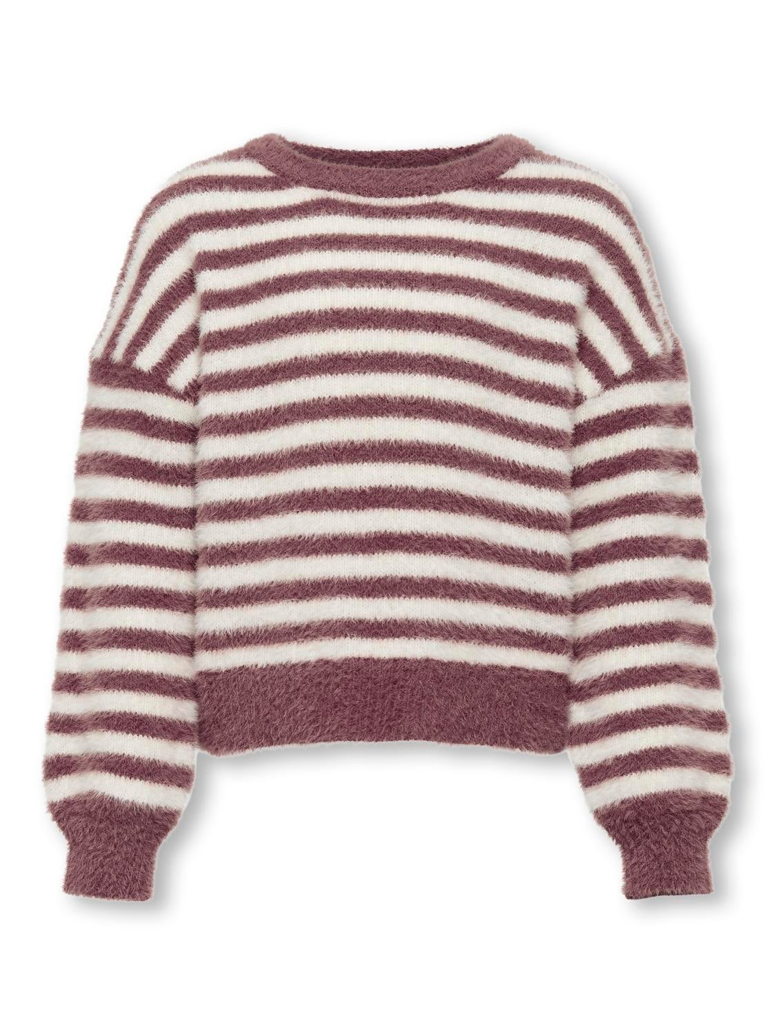 KOGNEWPIUMO Strickpullover Rose Brown