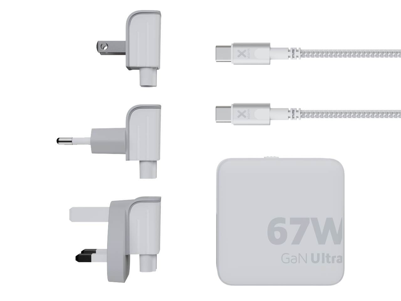 Xtorm - 67W GaN Ultra Travel Charger + USB-C PD Cable