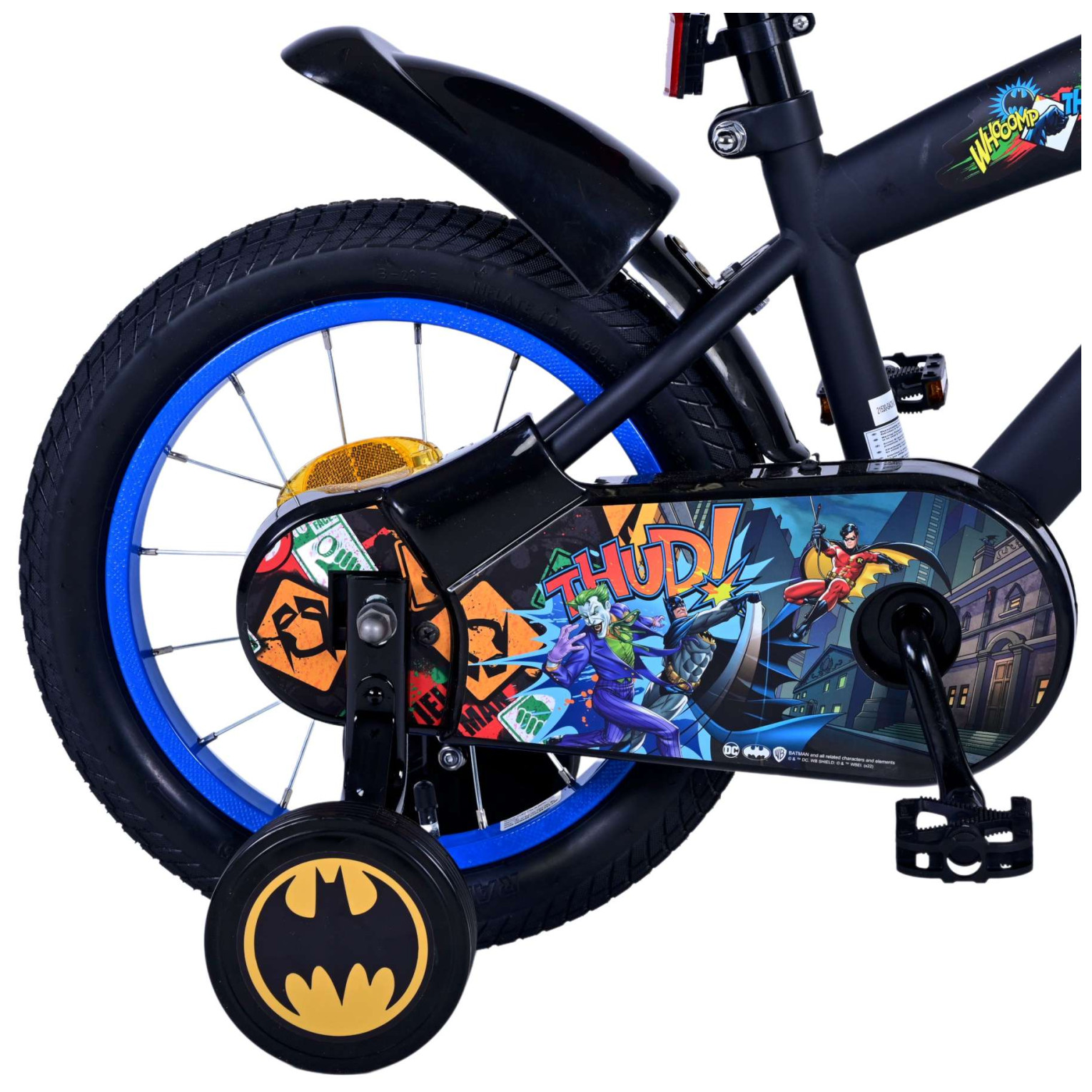 Batman Fiets - 14 inch - Zwart