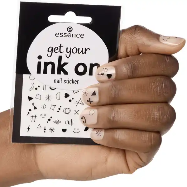 get your ink on nail sticker