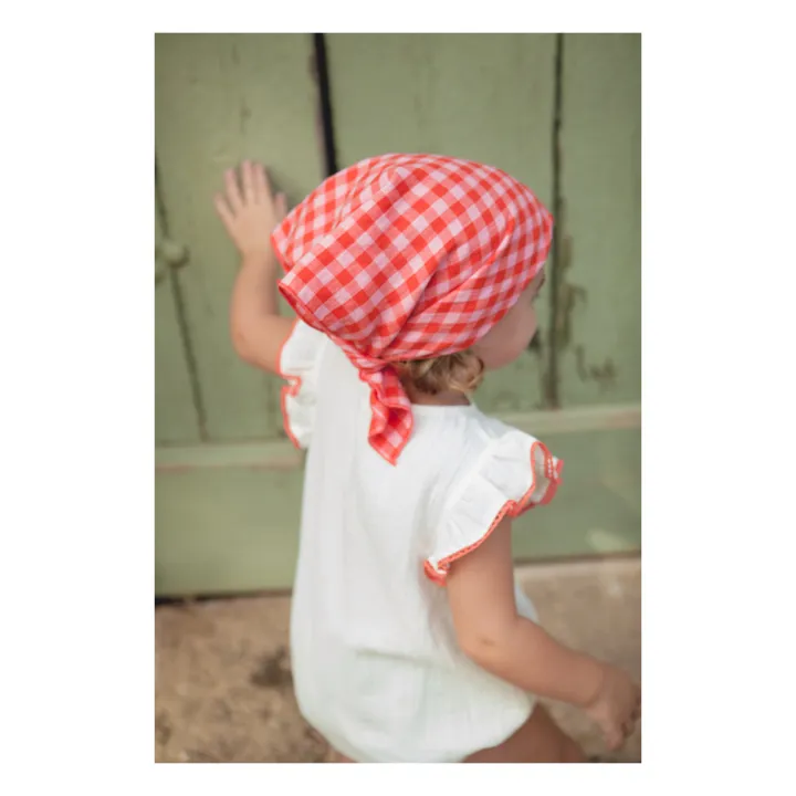 Marlot Paris Barboteuse Isaure Gaze de Coton | Blanc cassé