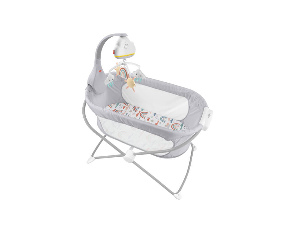 Fisher-Price Babybett Regenbogen-Mobile und Spieluhr