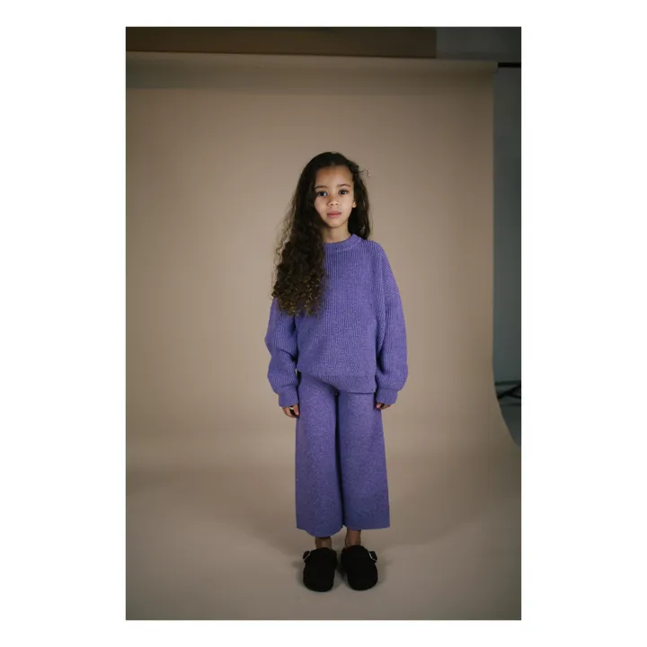 Daily Brat Pantalon Maille Charlie | Lilas