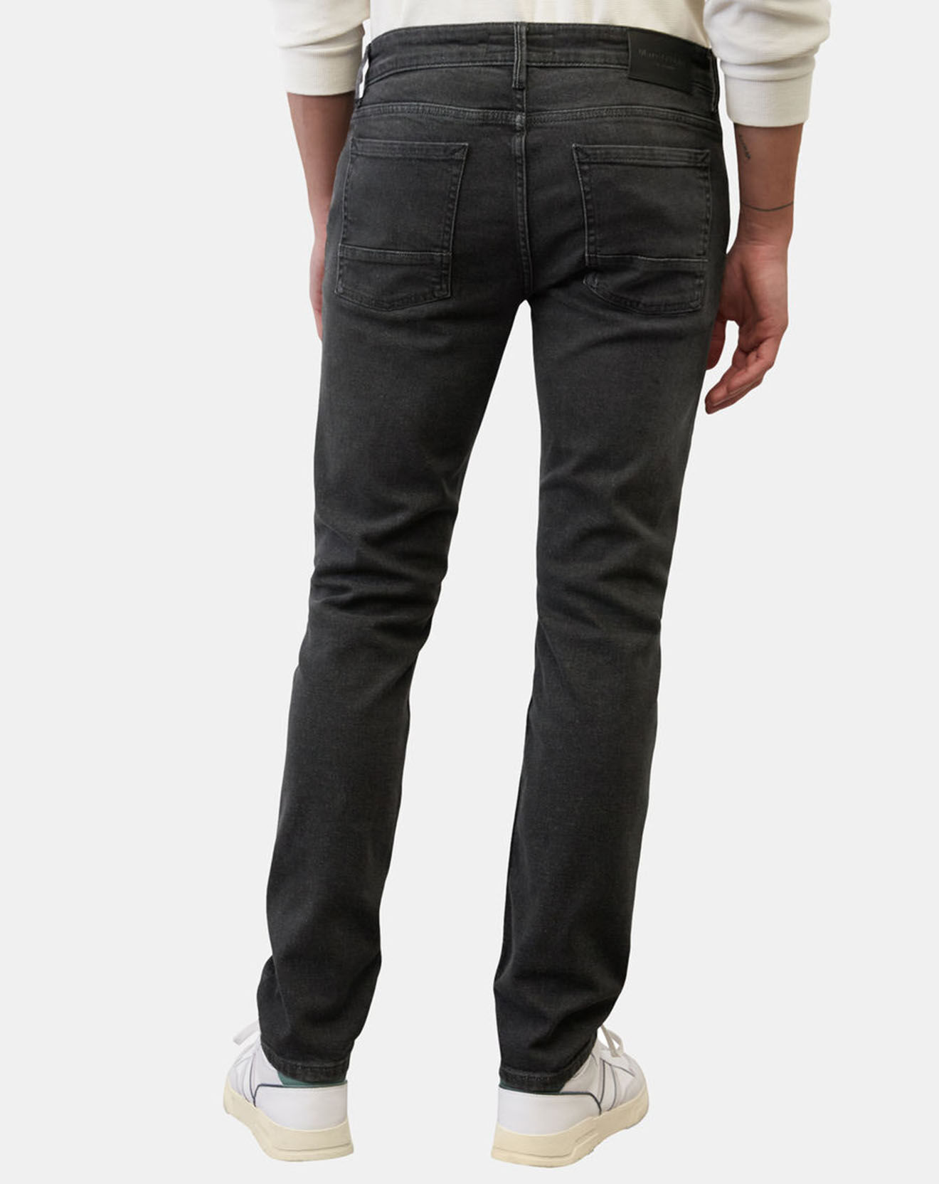 Marc O'Polo Jean droit Sjobo 5 poches gris foncé