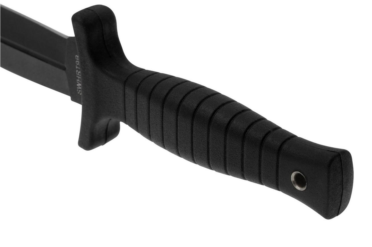 Smith & Wesson H.R.T. SWHRT9BCP Full Tang Spear Point Fixed Blade, vaststaand mes