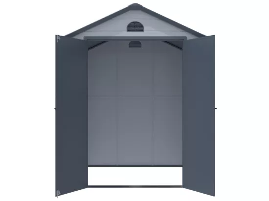 Abri de jardin en résine gris 3,65 m² CESIO