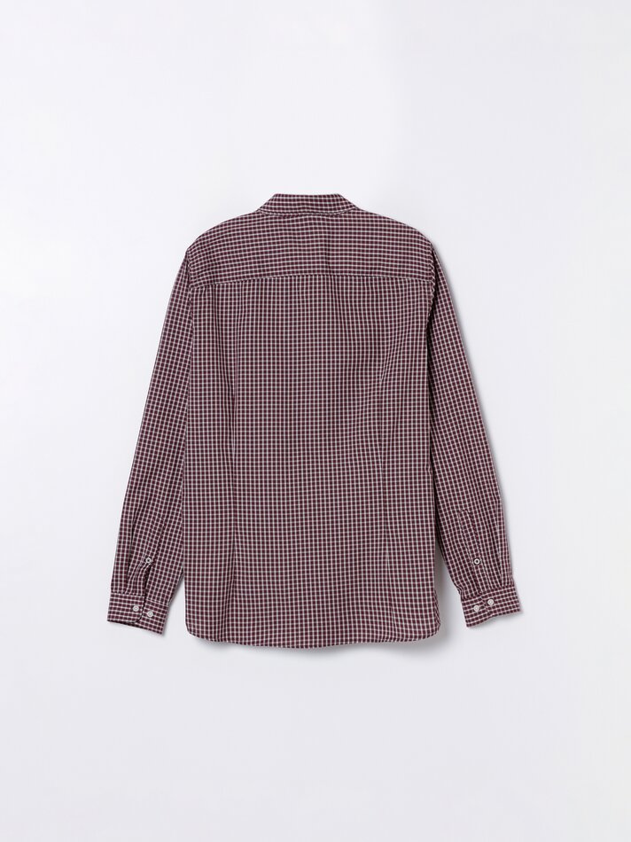 Camisa xadrez - Bordô