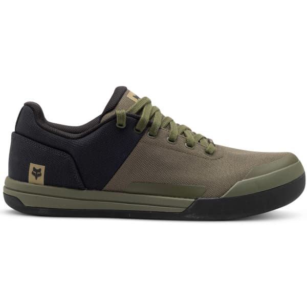 Chaussure VTT plate FOX UNION CANVAS OLIVE GREEN