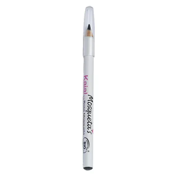 Lápis de Olhos Preto Khajal da Mosqueta com Rosa Mosqueta Orgânica 1,14g
