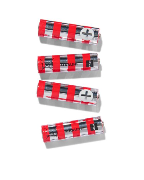 4 piles alcalines AA extra power