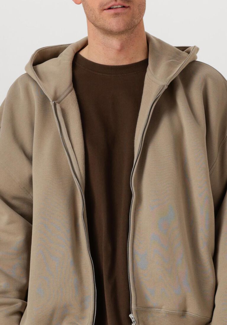 zand represent sweater initial boxy zip hoodie