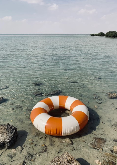 Sally Swim Ring 90cm - Tangeringe