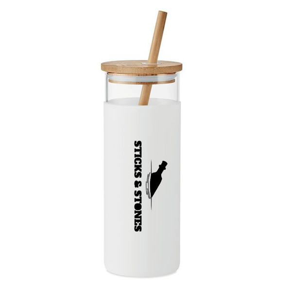 GiftRetail MO6352 - STRASS Gobelet en verre 450ml