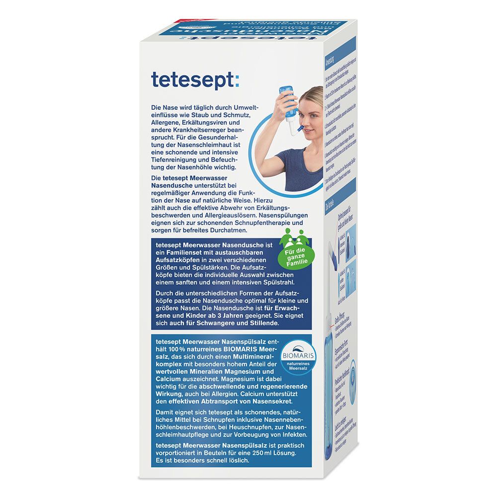tetesept® Meerwasser Nasendusche