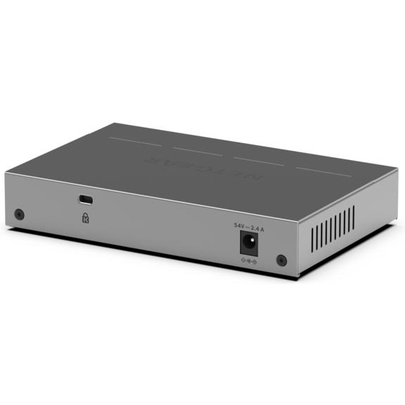 NETGEAR GS108EPP Non-géré Gigabit Ethernet (10/100/1000) Connexion Ethernet, supportant l'alimentation via ce port (PoE) Montage sur le bureau ou sur le mur Gris