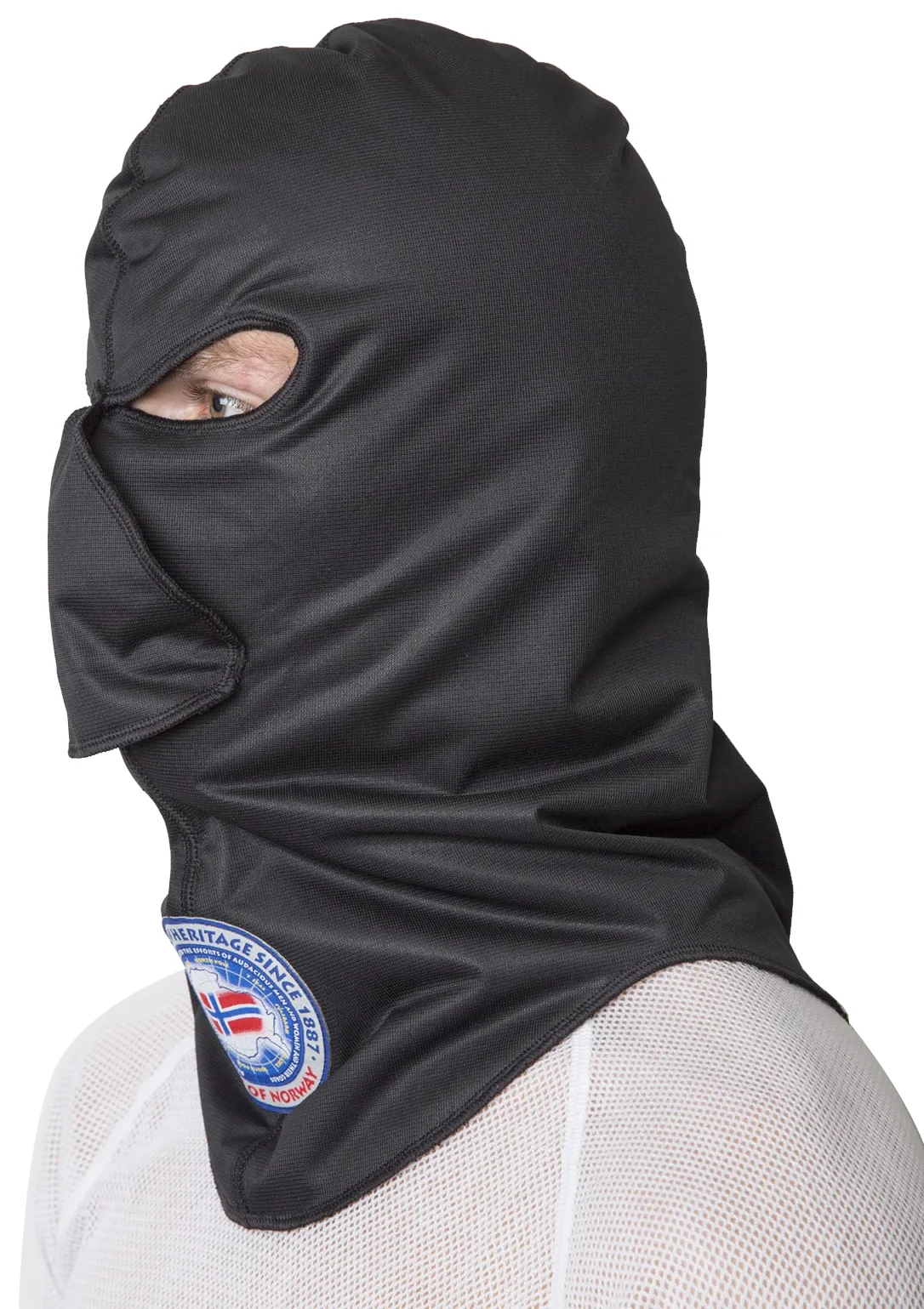 Brynje Men's Arctic Balaclava With Opening Black