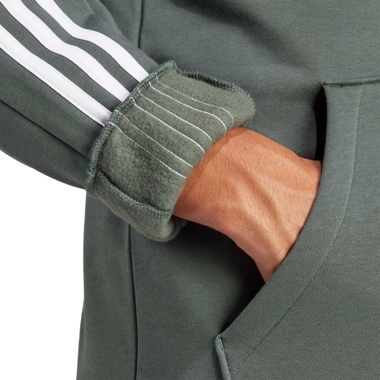 adidas  Essentials Fleece 3-Stripes Hoodie