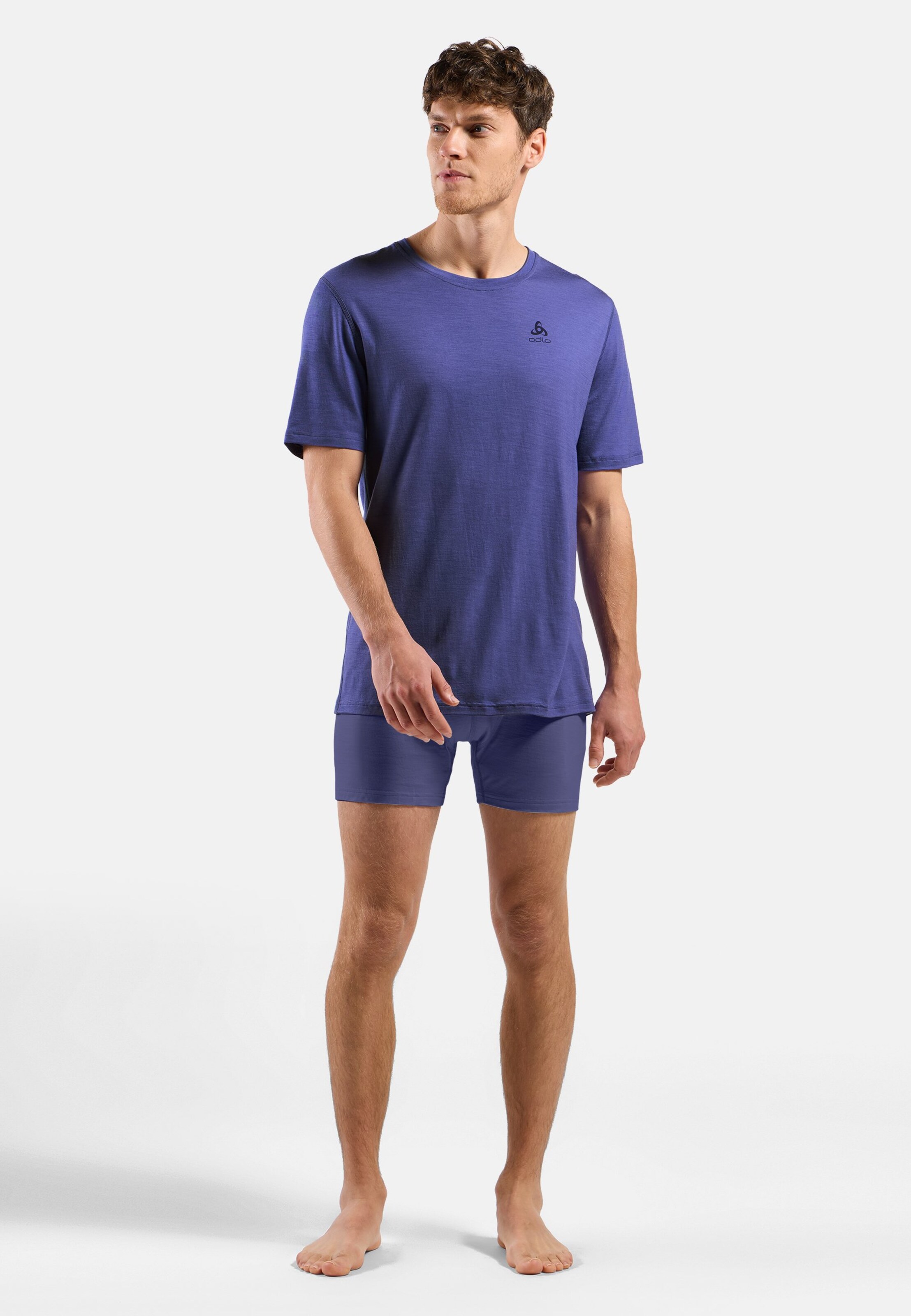 Natural Merino 160 Base Layer T-shirt in Skipper Blue