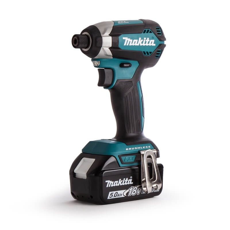 Makita DLX2180TJ 18V Li-ion accu klop-/schroefmachine (DHP484) & slagschroevendraaier (DTD153) combiset (2x5.0Ah) in Mbox - koolborstelloos