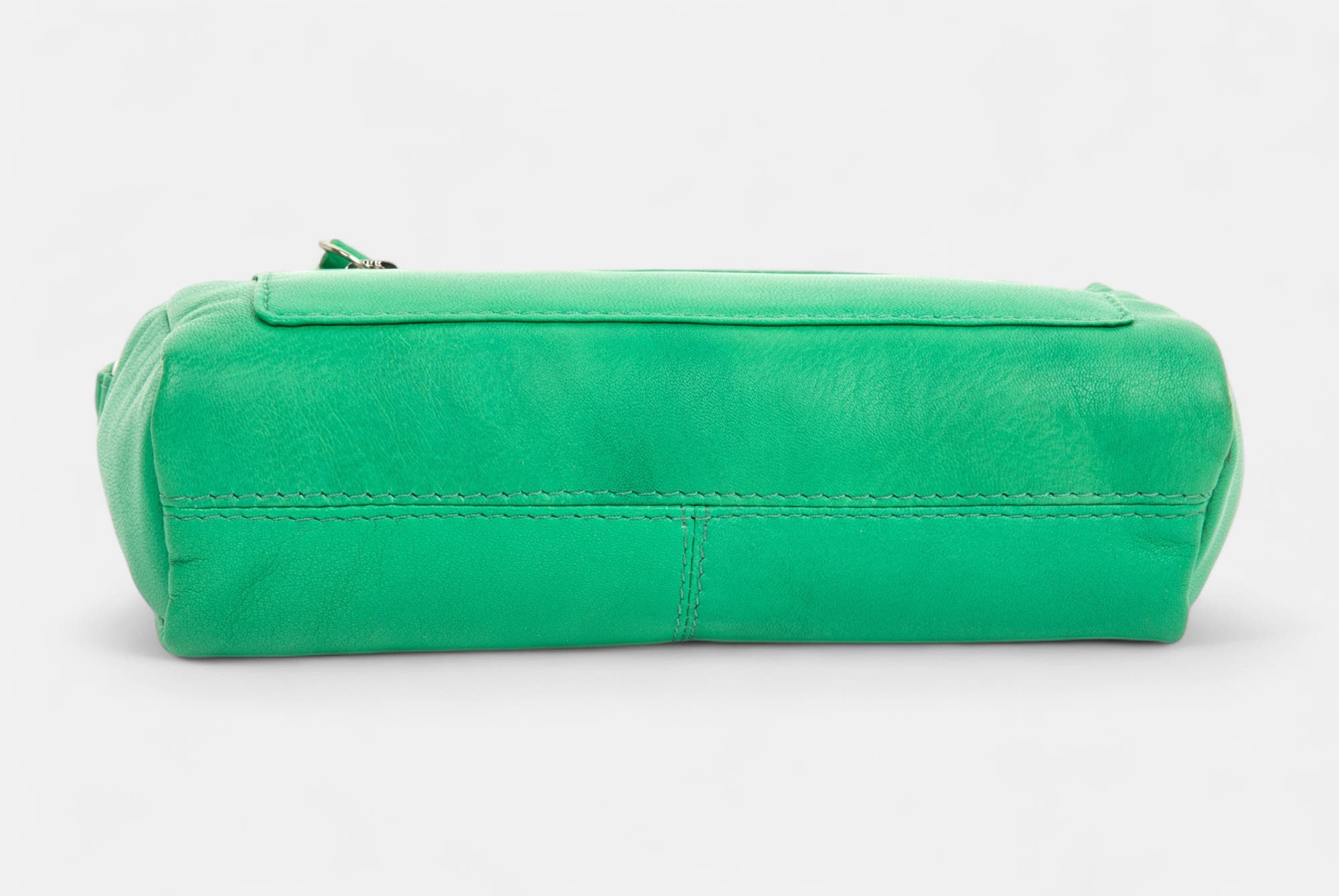 Sac bandoulière en cuir vert