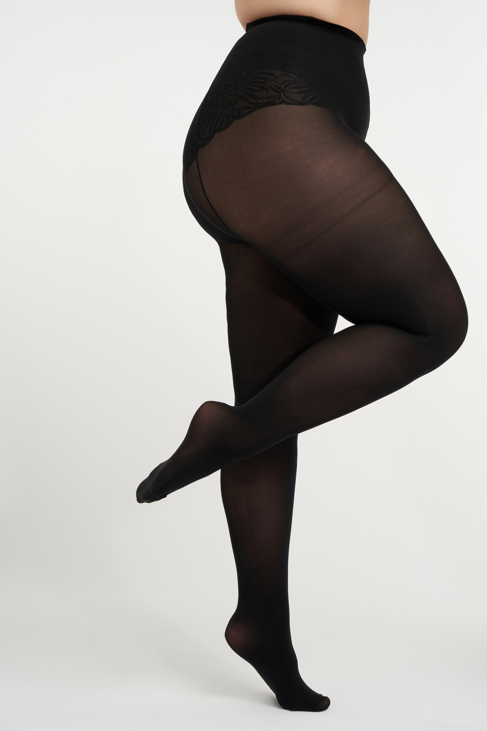 2-pack Basis panty 100 denier Zwart