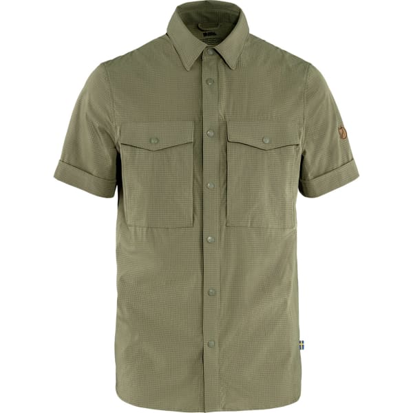 Chemise randonnée FJALLRAVEN ABISKO TREKKING SHIRT SS M LIGHT OLIVE
