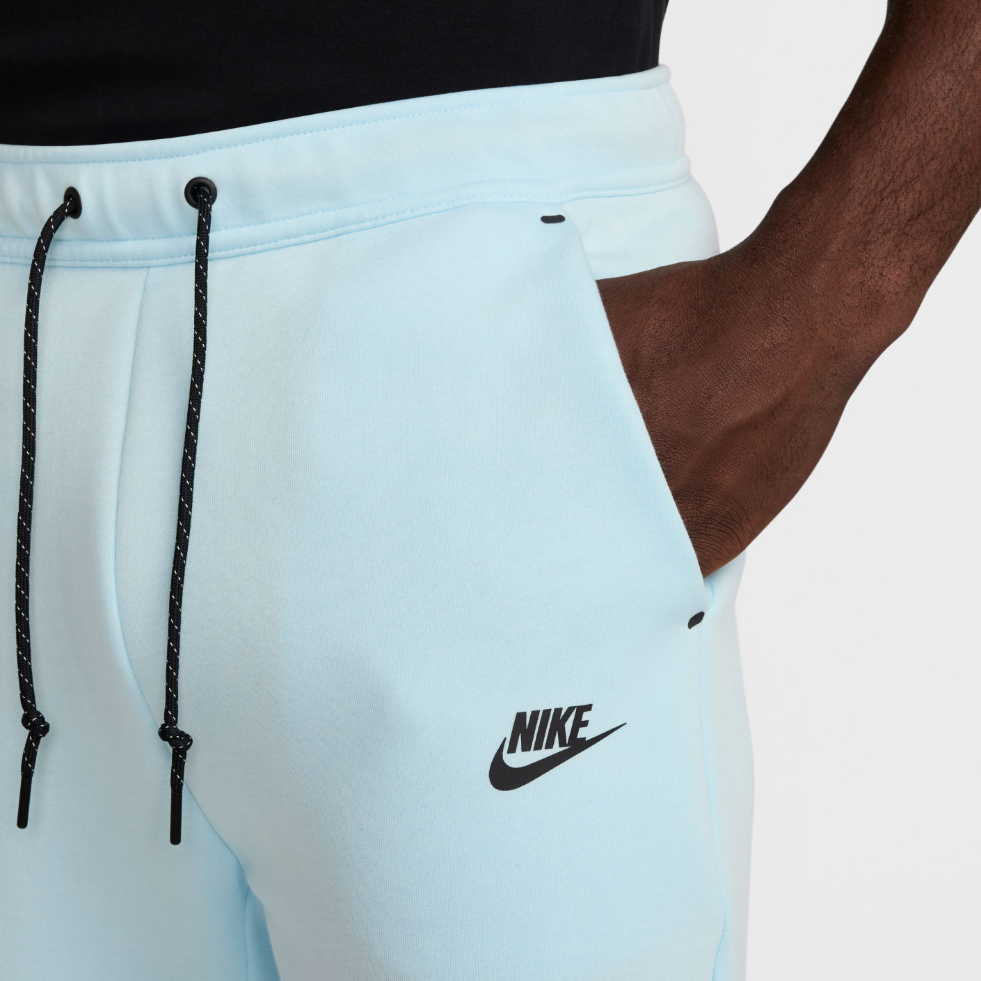 Nike Tech Fleece Sportswear Trainingspak Hemelsblauw Zwart
