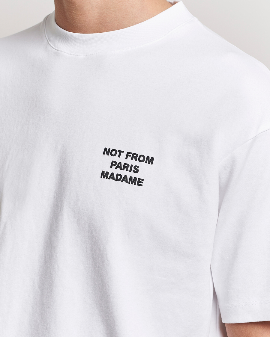 Drôle de Monsieur Slogan T-Shirt Optic White