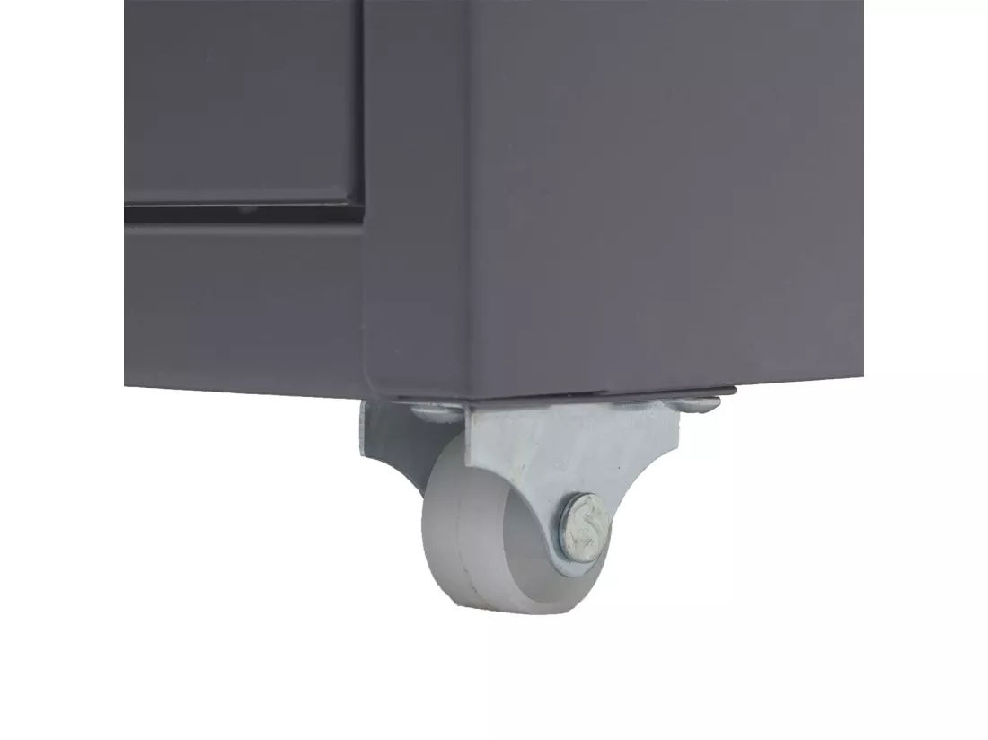 Caisson roulant Preston T851, gris foncé blanc - gris foncé