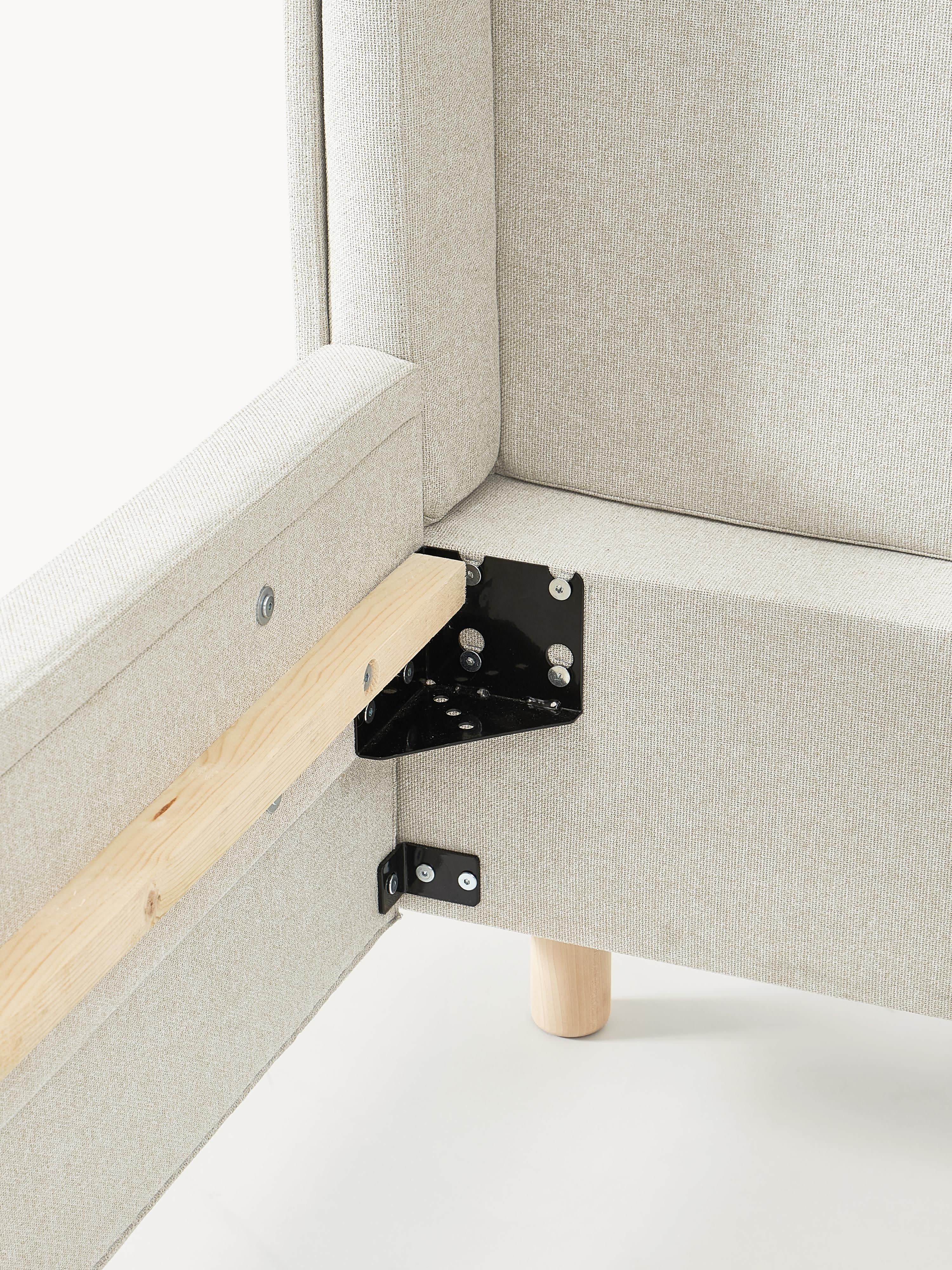 Gestoffeerd bed Arche met lades