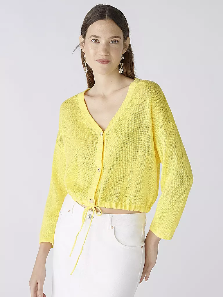 OUÍ Cardigan gelb