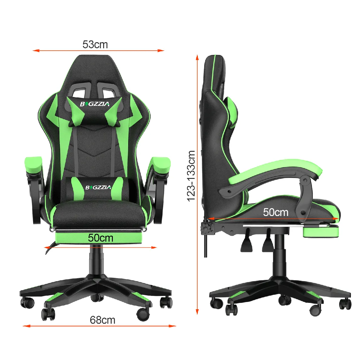 RATTANTREE Chaise Gaming Ergonomique - Noir Grena