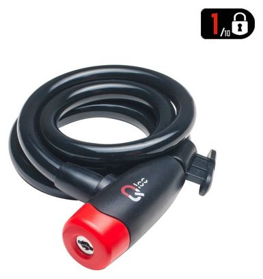 Antivol Câble Qloc Security SPK-8-150 | 8 x 1500 mm   Support