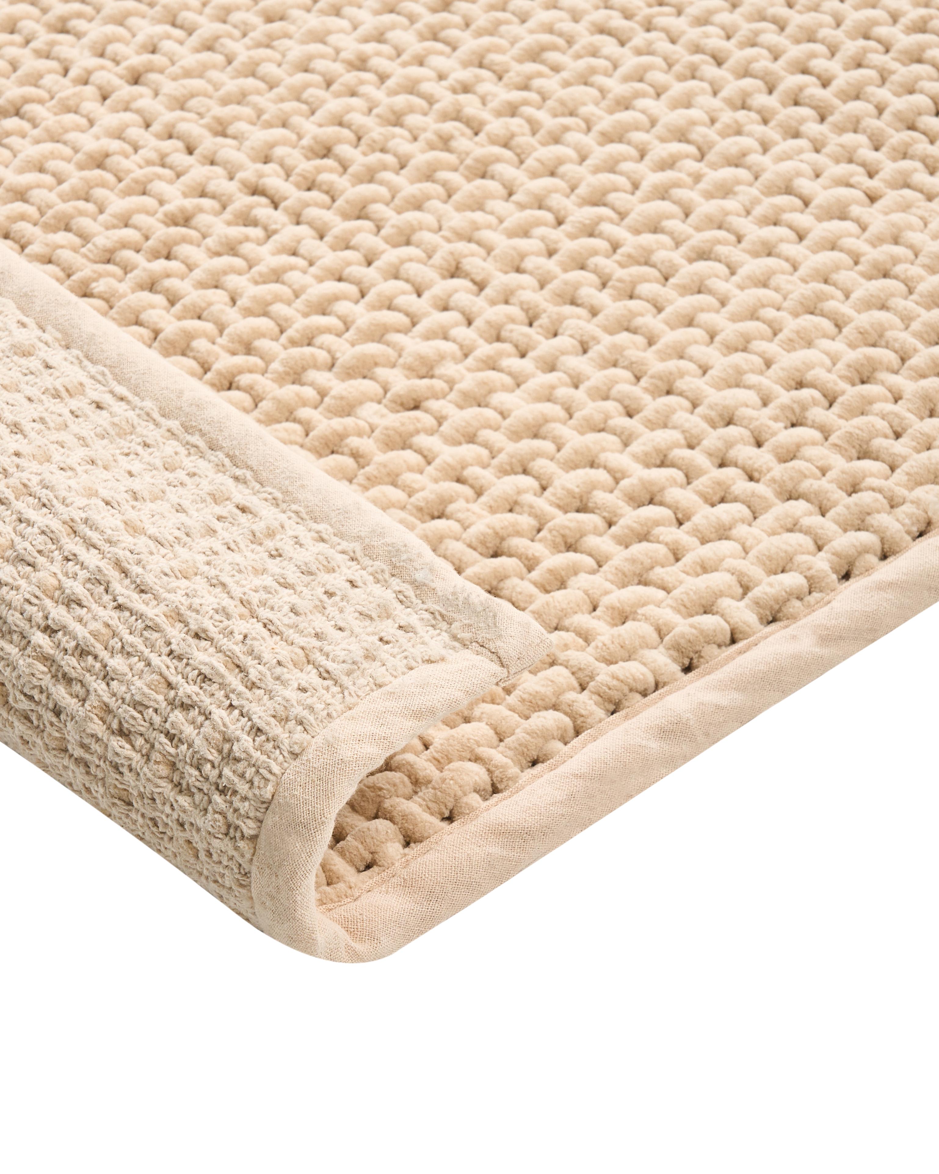 Badmat KARAD Beige 60 x 90 cm Katoen