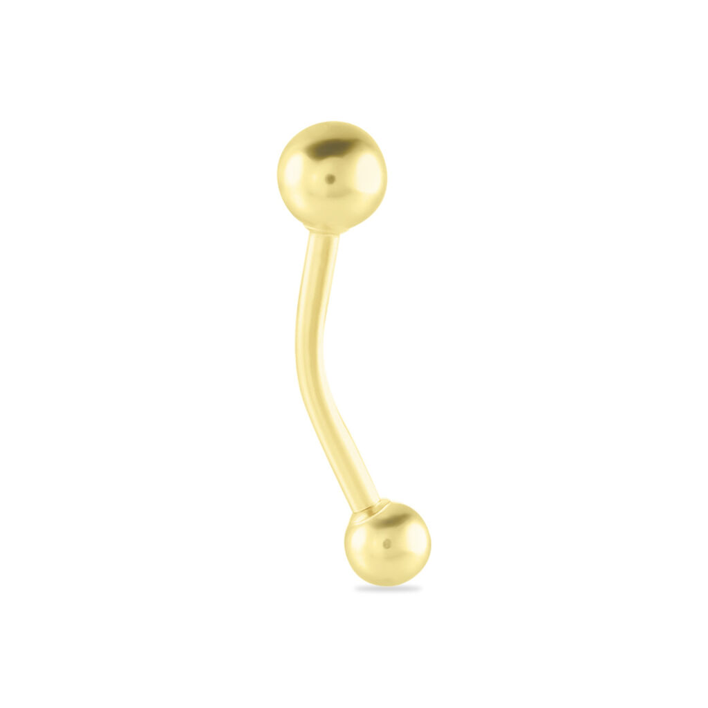 Piercing De Nombril Or Jaune Arenaria