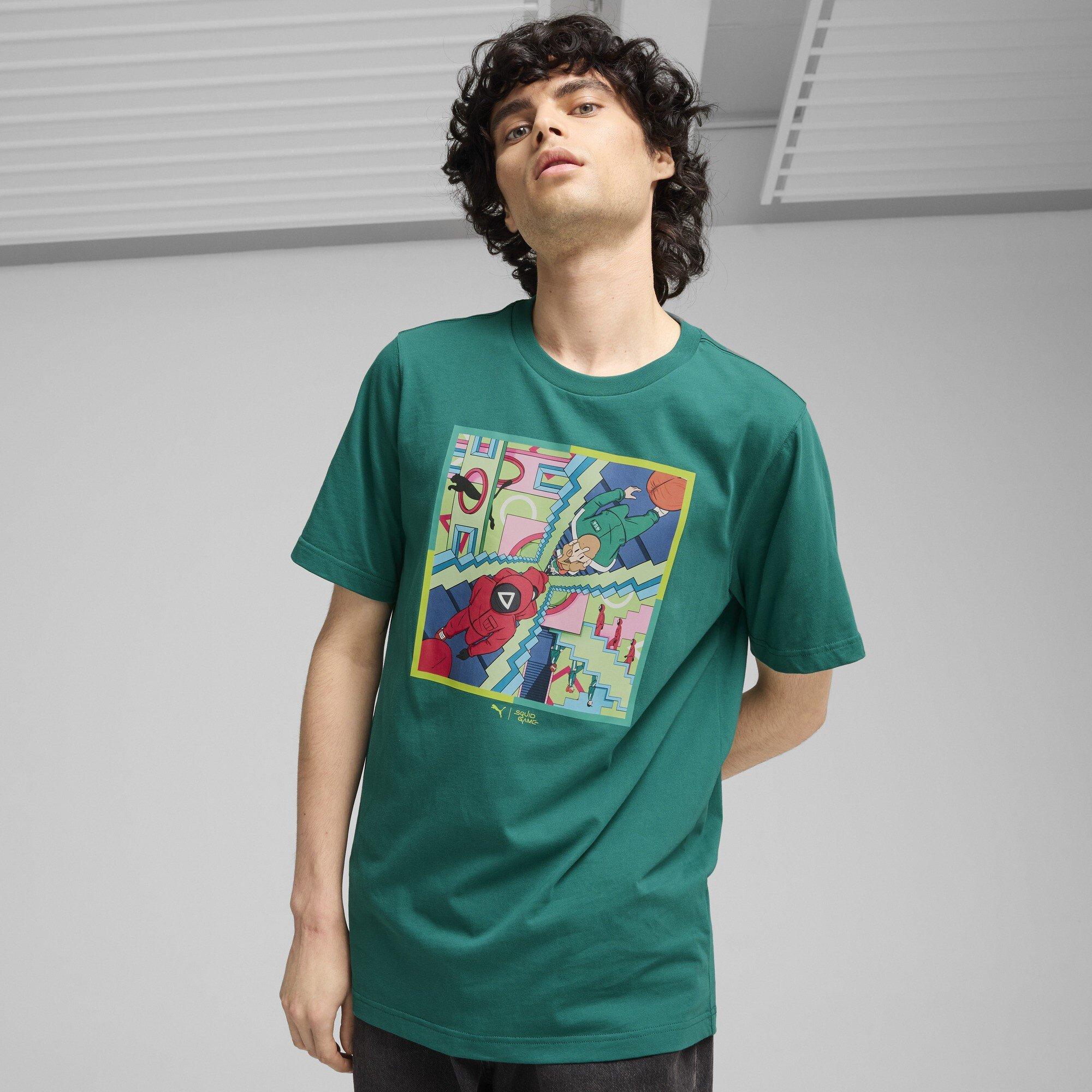 Puma Puma X Squid Game Graphic Tee T-Shirt Mens
