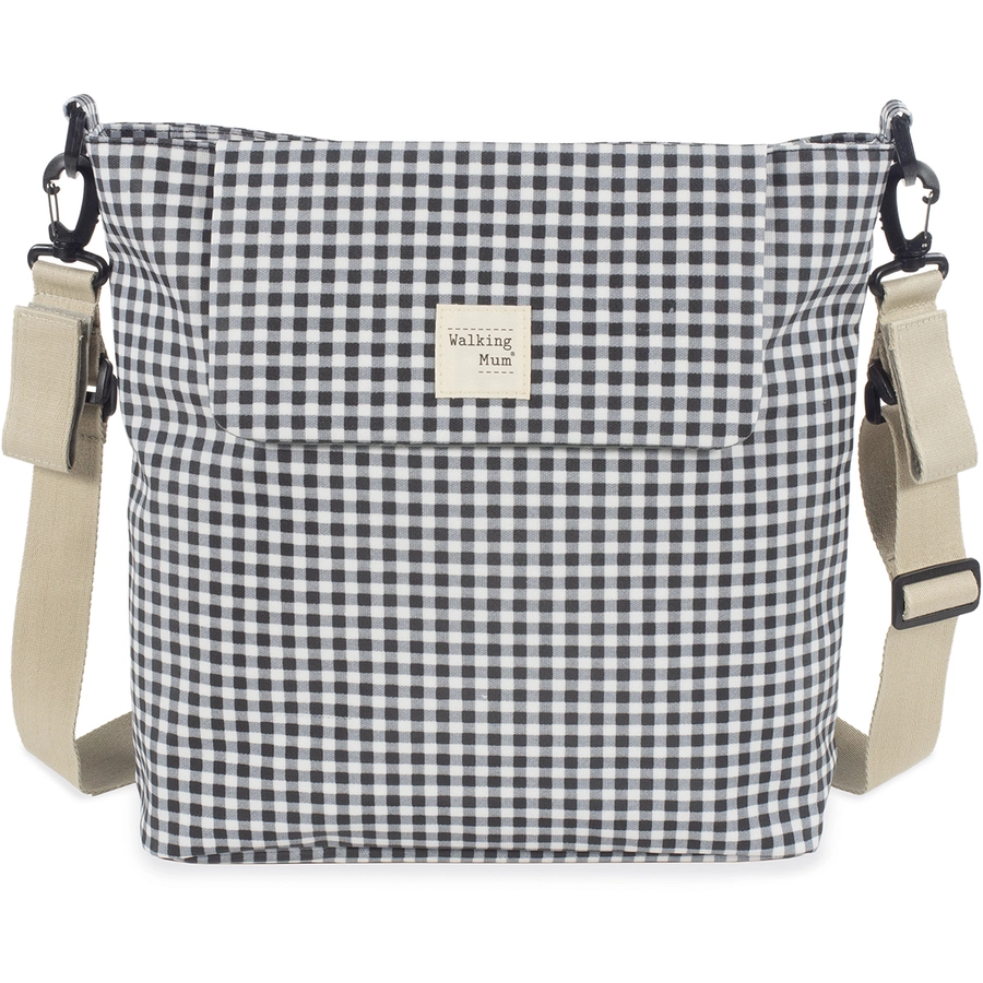 Walking Mum Wickeltasche I Love Vichy Schwarz