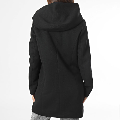 Manteau Zippée Capuche Femme Sedona Noir
