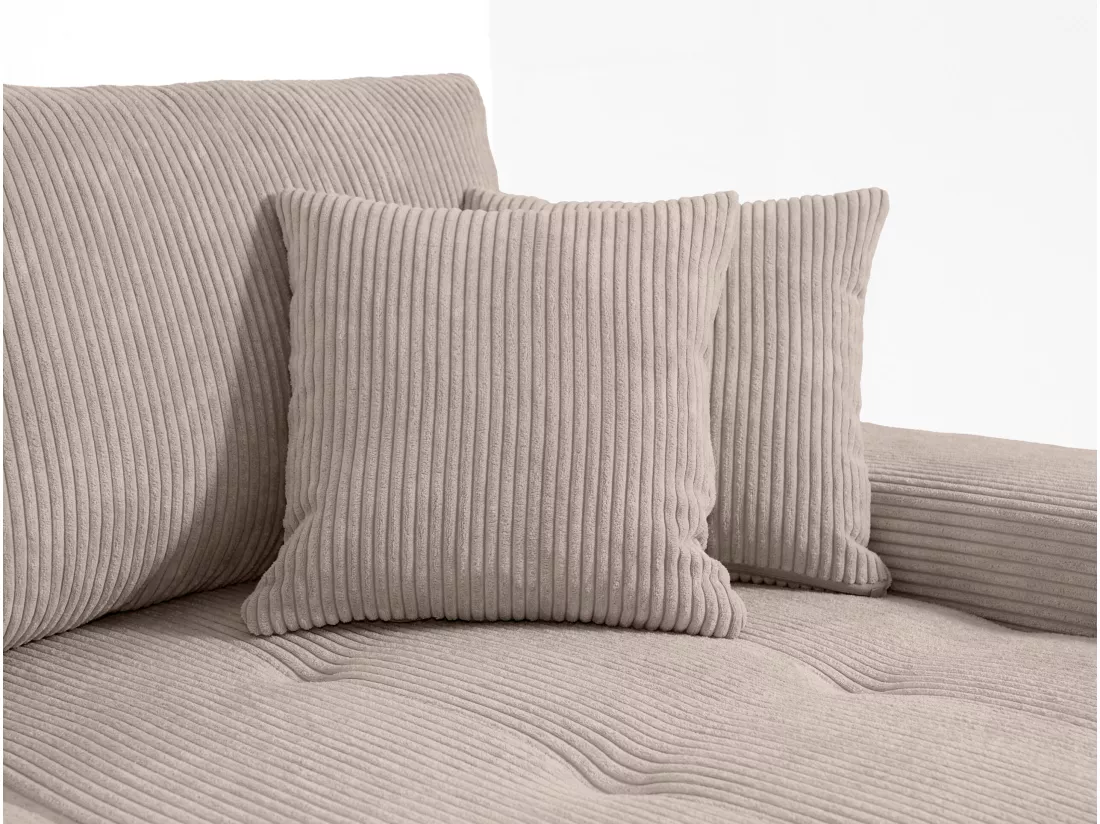 CANAPÉ D'ANGLE avec coffre de rangement Tragel L, beige