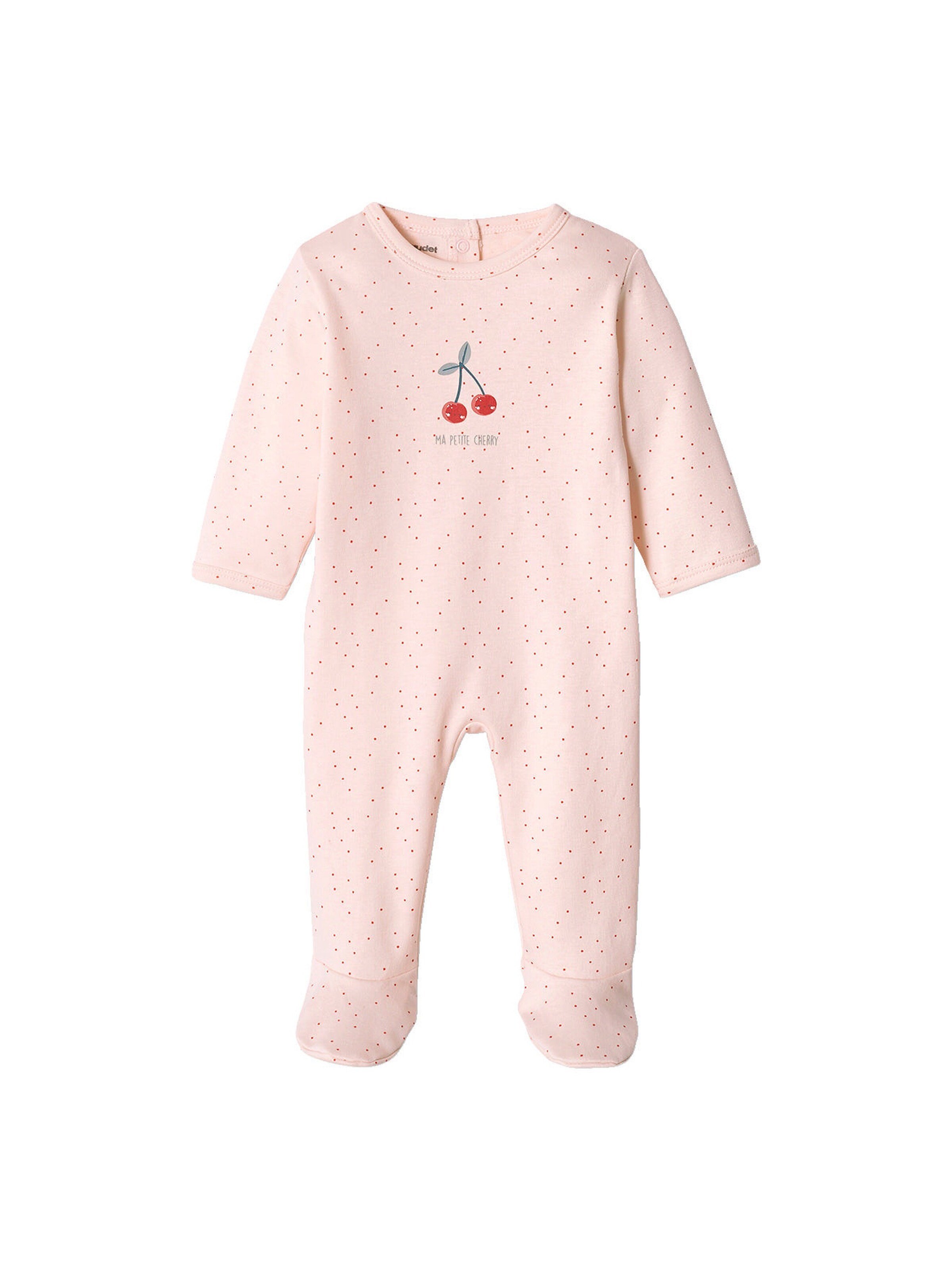 Vertbaudet 2er-Pack Mädchen Baby Strampler zartrosa
