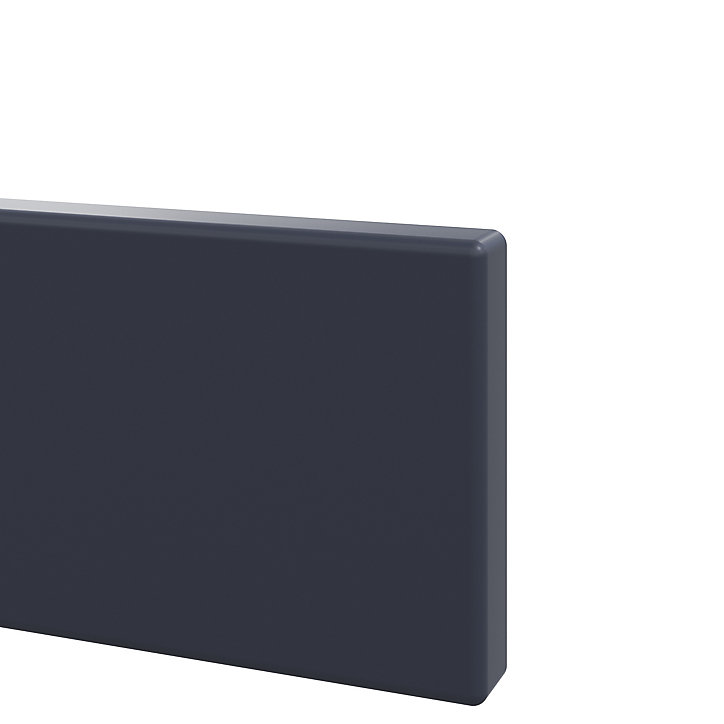 Bandeau de four Garcinia bleu mat l. 59,7 cm x H. 11,5 cm GoodHome