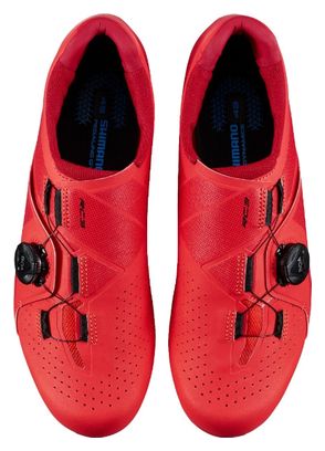 Paire de Chaussures Route Shimano RC300 Rouge