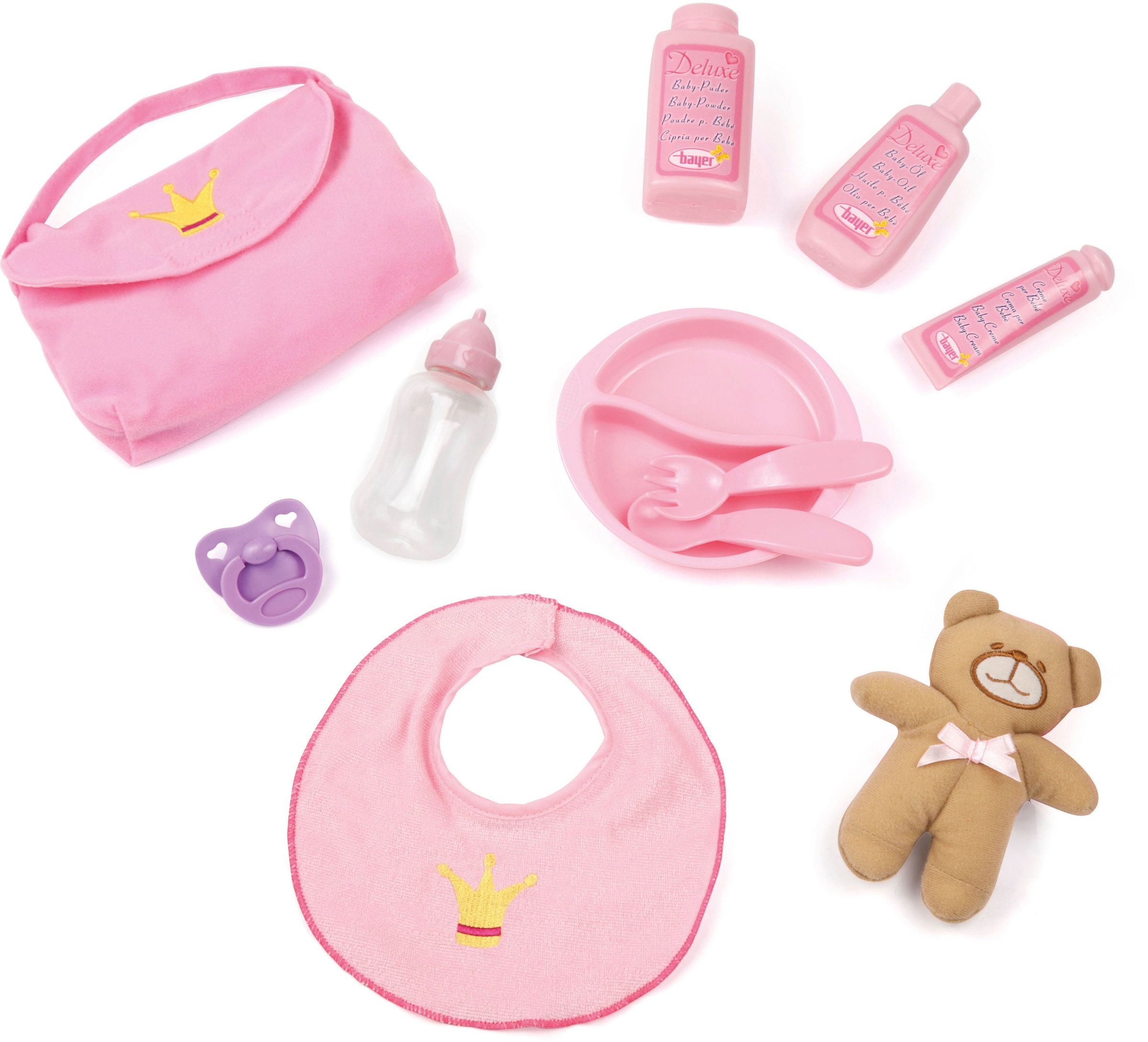 Bayer Babypuppe »Piccolina Magic Eyes« mit Funktion und Zubehör
