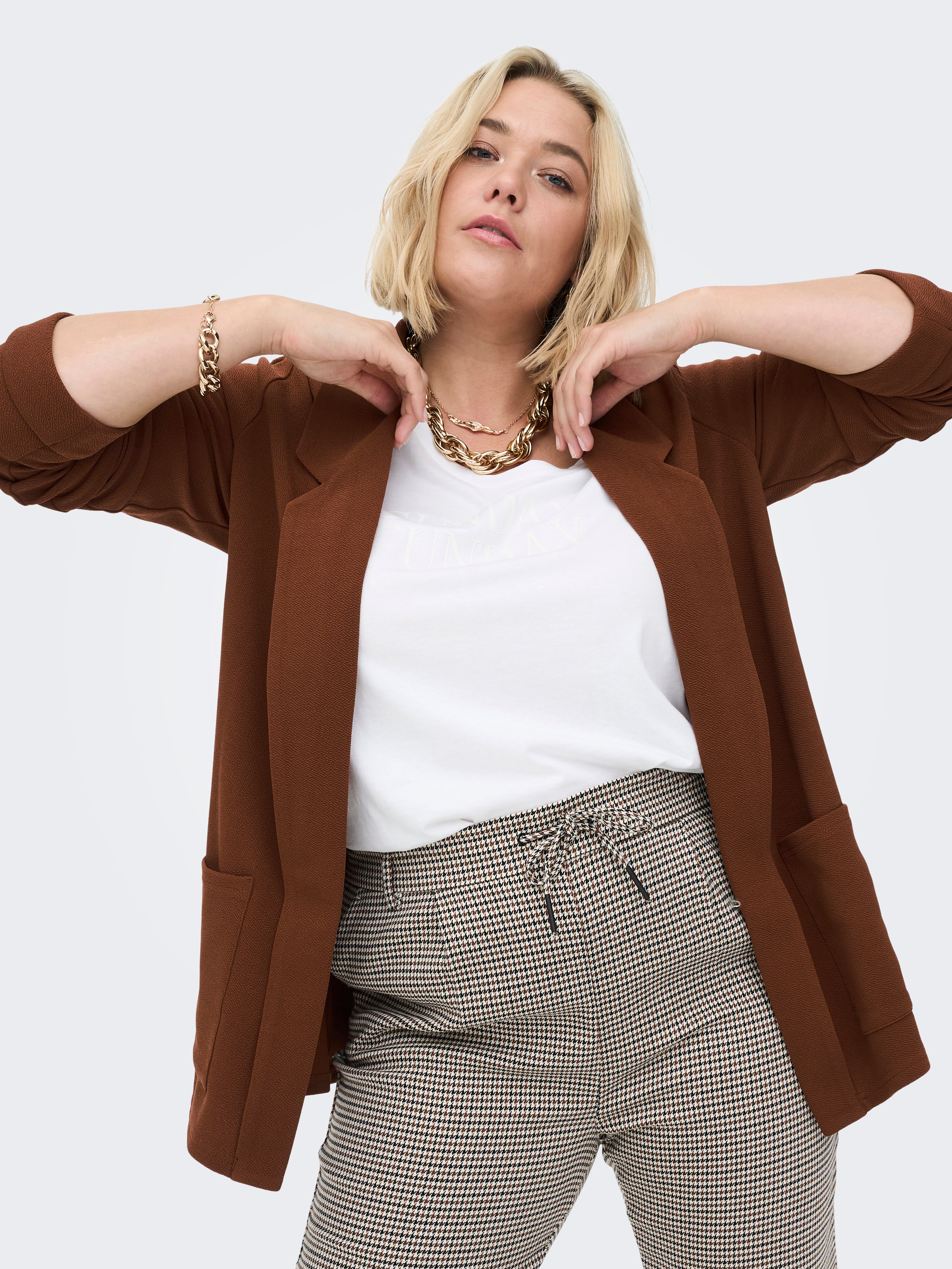 CARGOLDTRASH Locker geschnitten Klassische Hose Cloud Dancer
