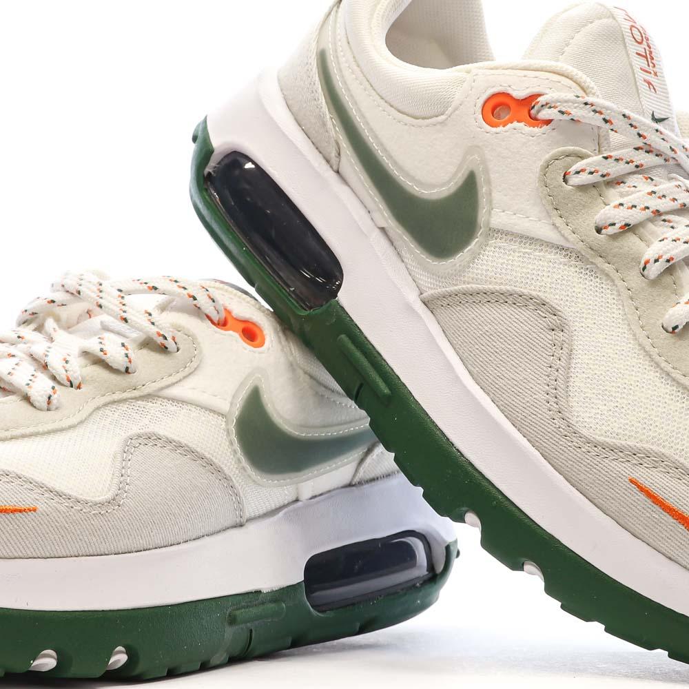 Nike Baskets Blanches Garçon Nike Air Max Motif