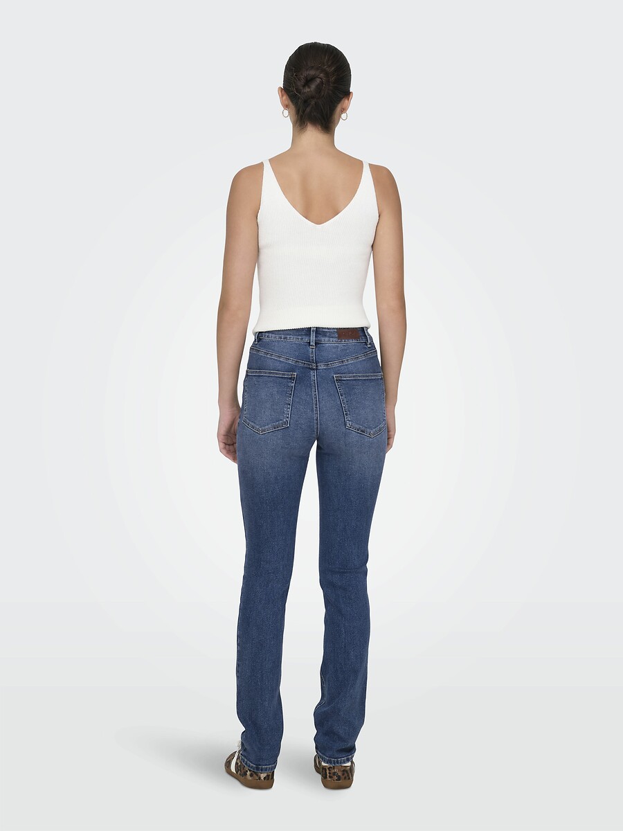 SOMENTE<br>Calças jeans slim de cintura alta